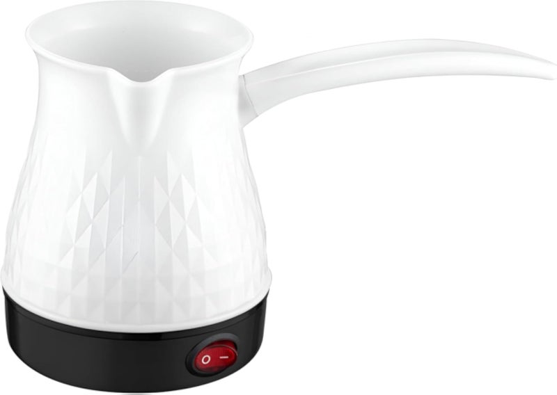 Stainless Steel Coffee Pot - 500ml Electric Espresso Maker for Turkish Coffee, Perfect for Home, Office, and Travel Use